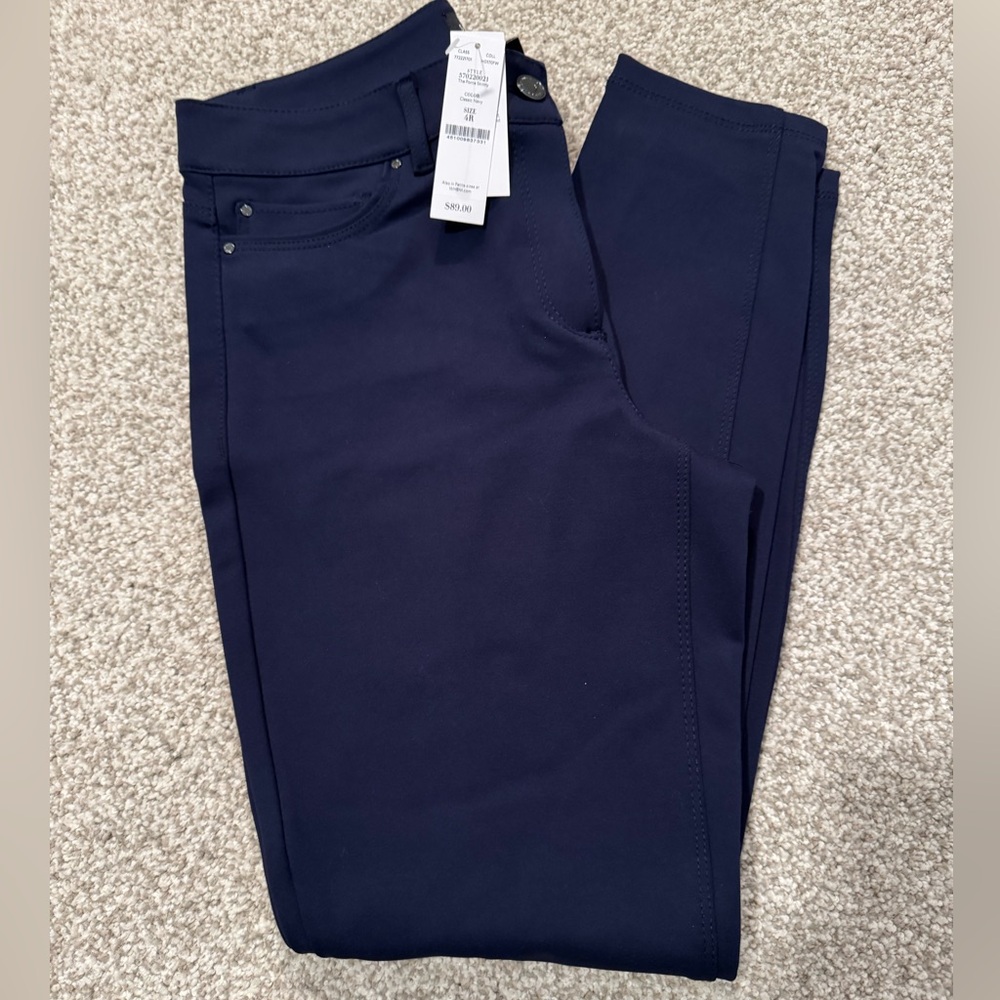 NWT WHBM Ponte Jersey Knit Skinny Ankle Pants